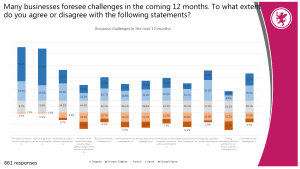 Somerset business survey 2022 challenges ahead graph