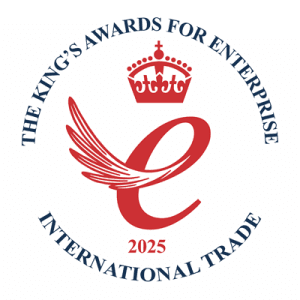 logo for The King's Award for Enterprise International Trade 2025
